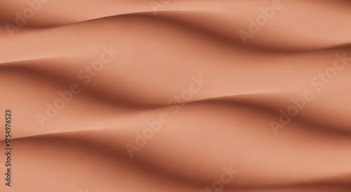 Abstract soft waves in light brown color tone
