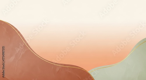 Abstract background with shapes and soft colors