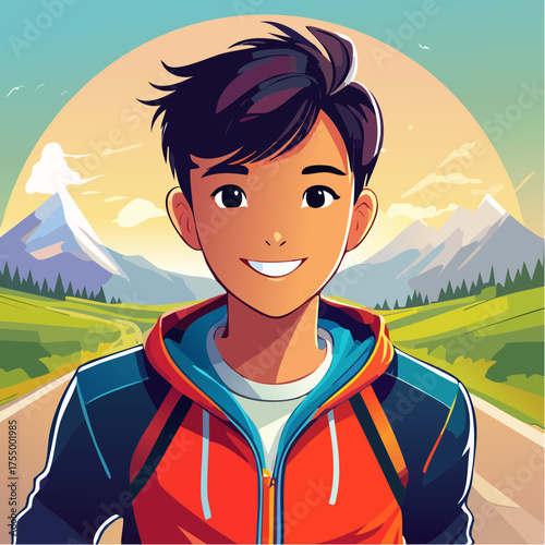 Teenager beim Joggen