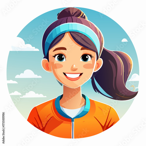 Teenager beim Joggen