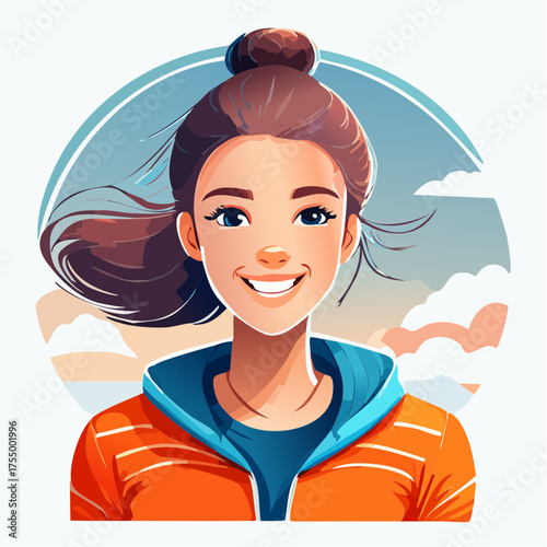 Teenager beim Joggen