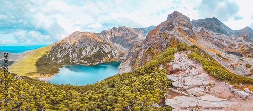 Fototapeta Naklejka Na Ścianę i Meble -  Czarny Staw Gasienicowy Pond in Tatra Mountains - Poland