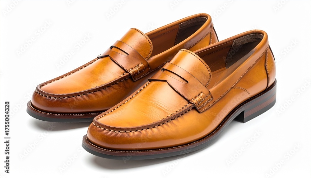 Fototapeta premium brown leather shoes