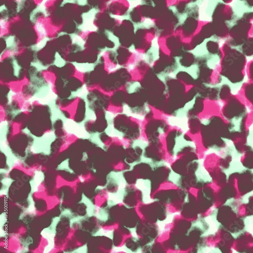 Watercolor Mottled Camouflage Textured Pattern