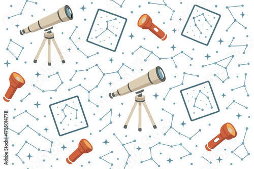 Exploring the night sky with telescopes and star charts during a stargazing event