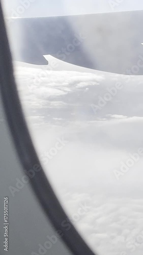 view from airplane window