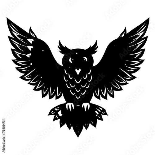 vector illustration of an eagle