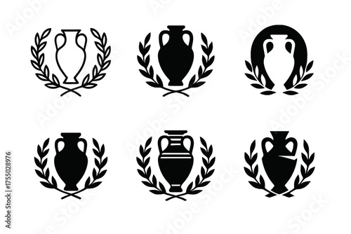 Artistic Seal Variations. Art and antiquities trading and international auctions. Set Logo of Art and antiquities trading and international auctions: