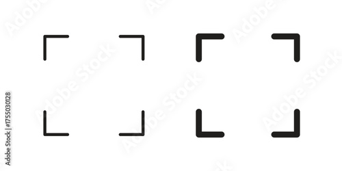 Full size icon in Line and Silhouette Icon Set. Isolated Vector Illustration.