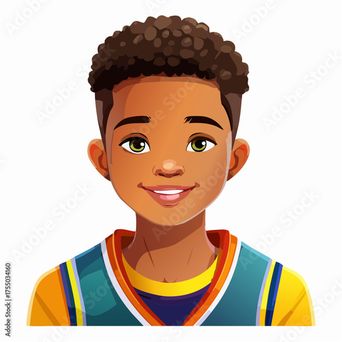 Teenager beim Basketball