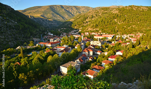 Tableau sur toile A view from the historic town of Stolac in Bosnia and Herzegovina