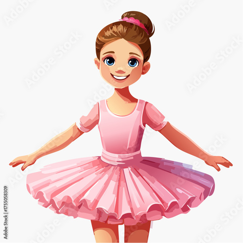 Teenager Ballerina mit Tutu