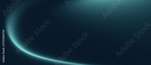 Blue Light Arc – Abstract Gradient Curve on Dark Background