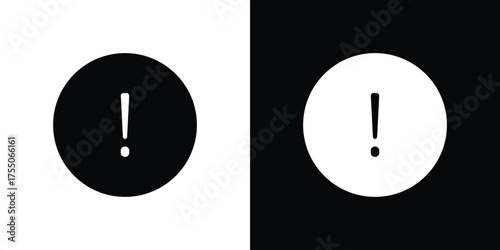 Warning icon. filled flat sign concept and web design