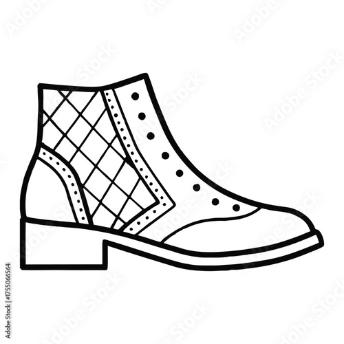 Diamond studded velvet ankle boots