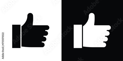 Like icon. filled flat sign concept and web design