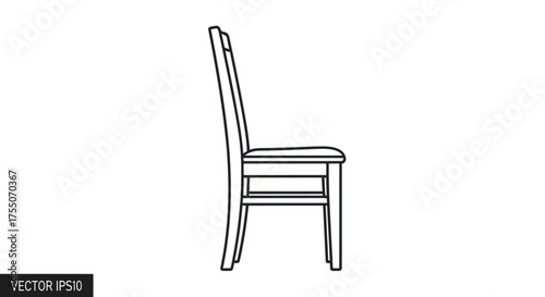 Isometric line drawing of a modern L-shaped office desk with computer and accessories.