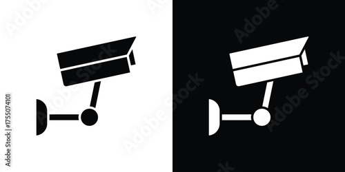 CCTV icon. filled flat sign concept and web design