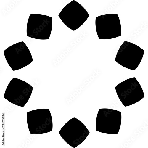 Abstract circular geometric shapes / Formas geométricas circulares abstractas / Abstrakte geometrische Kreisformen