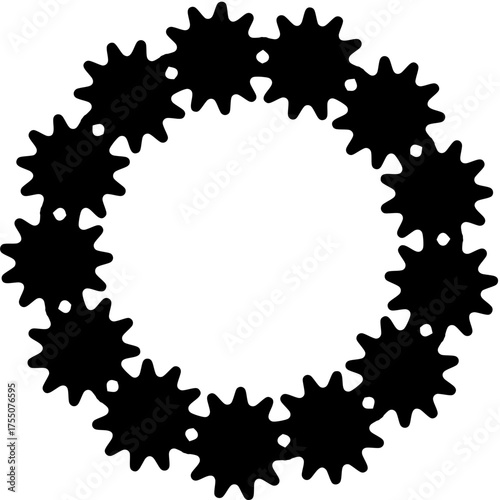 Abstract circular geometric shapes / Formas geométricas circulares abstractas / Abstrakte geometrische Kreisformen