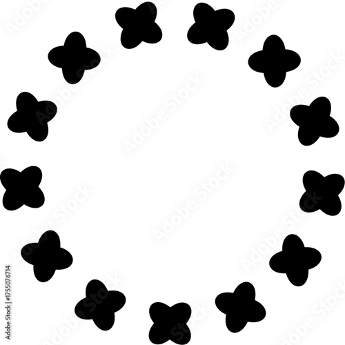 Abstract circular geometric shapes / Formas geométricas circulares abstractas / Abstrakte geometrische Kreisformen