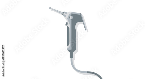 Modern Dental Air Water Syringe with Flexible Hose and Precise Nozzle.