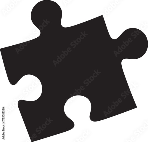 Abstract silhouette of an object isolated on white background
