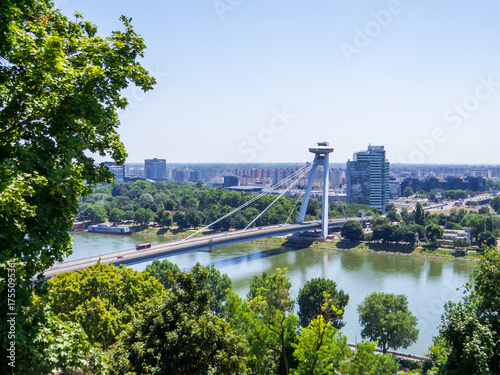 Photography Most SNP (UFO Bridge), Bratislava