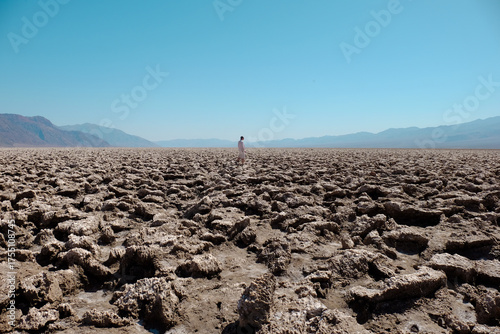 Man in Death Valley
