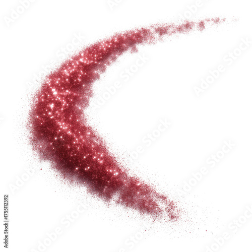 Wallpaper Mural Red Cosmic Dust Cloud with Sparkling Stars on Black Background Torontodigital.ca