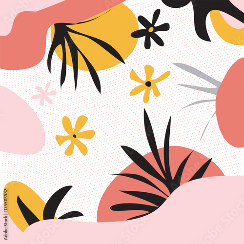 seamless pattern with flowers