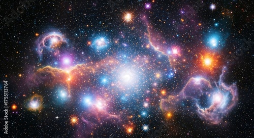 Stellar Nebula: Cosmos, Stars, & Galactic Glow