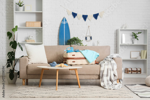 Interior of living room wit...