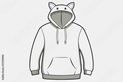 A cute cartoon vector illustration of a bear wearing a suit jacket and shirt with a stethoscope as a doctor design