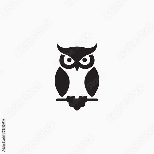 Silhouette style minimal penguin t-shirt design featuring simple black vector art of a penguin, perfect for wildlife lovers, Antarctic animal enthusiasts, minimalist fashion fans, nature-inspired appa