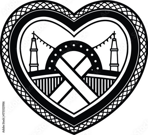 Vintage black grunge rubber stamp illustration of an old anchor on a rope, a nautical travel symbol design for a ship or boat vector art drawing label