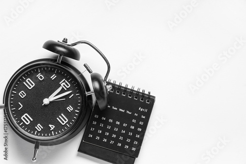 Calendar with alarm clock o...