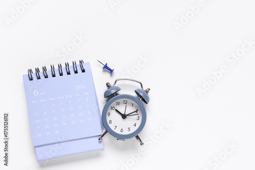 Calendar with alarm clock o...