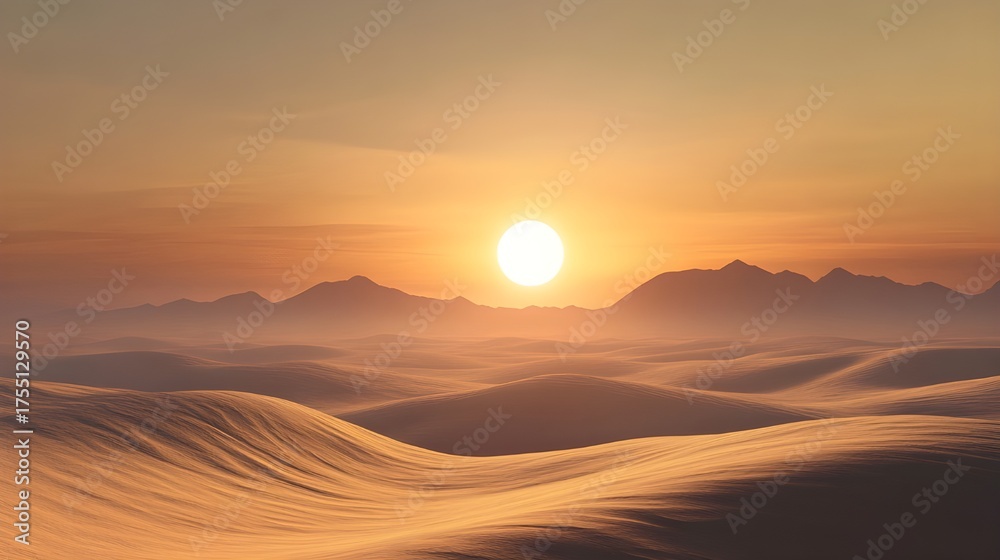 Fototapeta premium sunset in the mountains