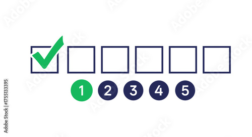 Visual Representation of Survey Feedback Options and a Checked Selection Demonstrating User Choice