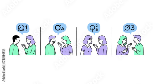 Understanding Mathematical Symbols in Everyday Conversations Illustrating Communication Differences