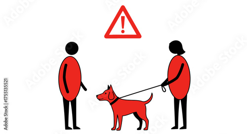Be Aware Of Your Surroundings When Walking Your Dog Especially Around Other People