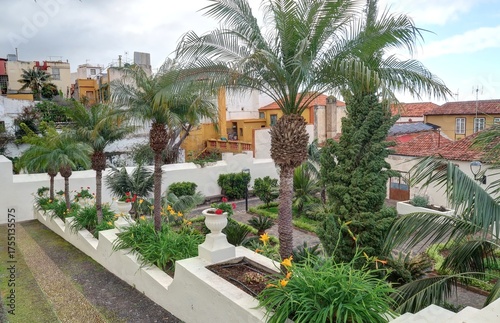 jardin et ville de la Orotava à Tenerife