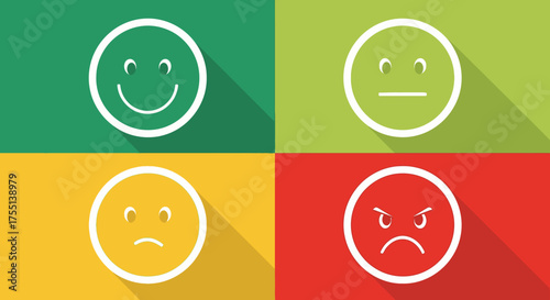 Visual Representation of Customer Feedback and Satisfaction Levels Through Emoticon Scales