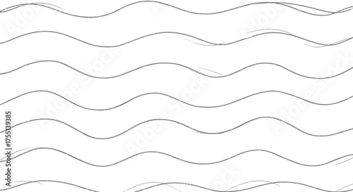 Abstract wavy lines forming an artistic pattern representing fluid motion and natural rhythms in a simple monochrome design suitable for backgrounds and wallpapers