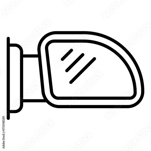 Side Mirror Icon