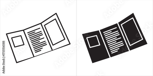 Bell notification icon with a number one, outline and solid black