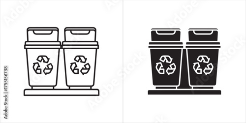 Two eye icons with a diagonal line through them, indicating no vision or hidden