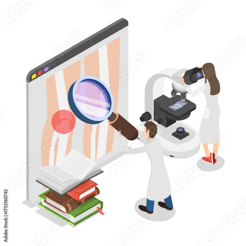 3D Isometric Flat Vector Illustration of Rheumatoid Arthritis, Symptoms, Treatment, and Reasons of the Disease. Item 2