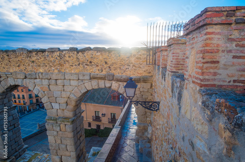 narrow street of the old town
